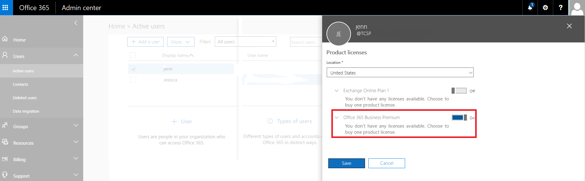 Office 365 Remove License Step 6